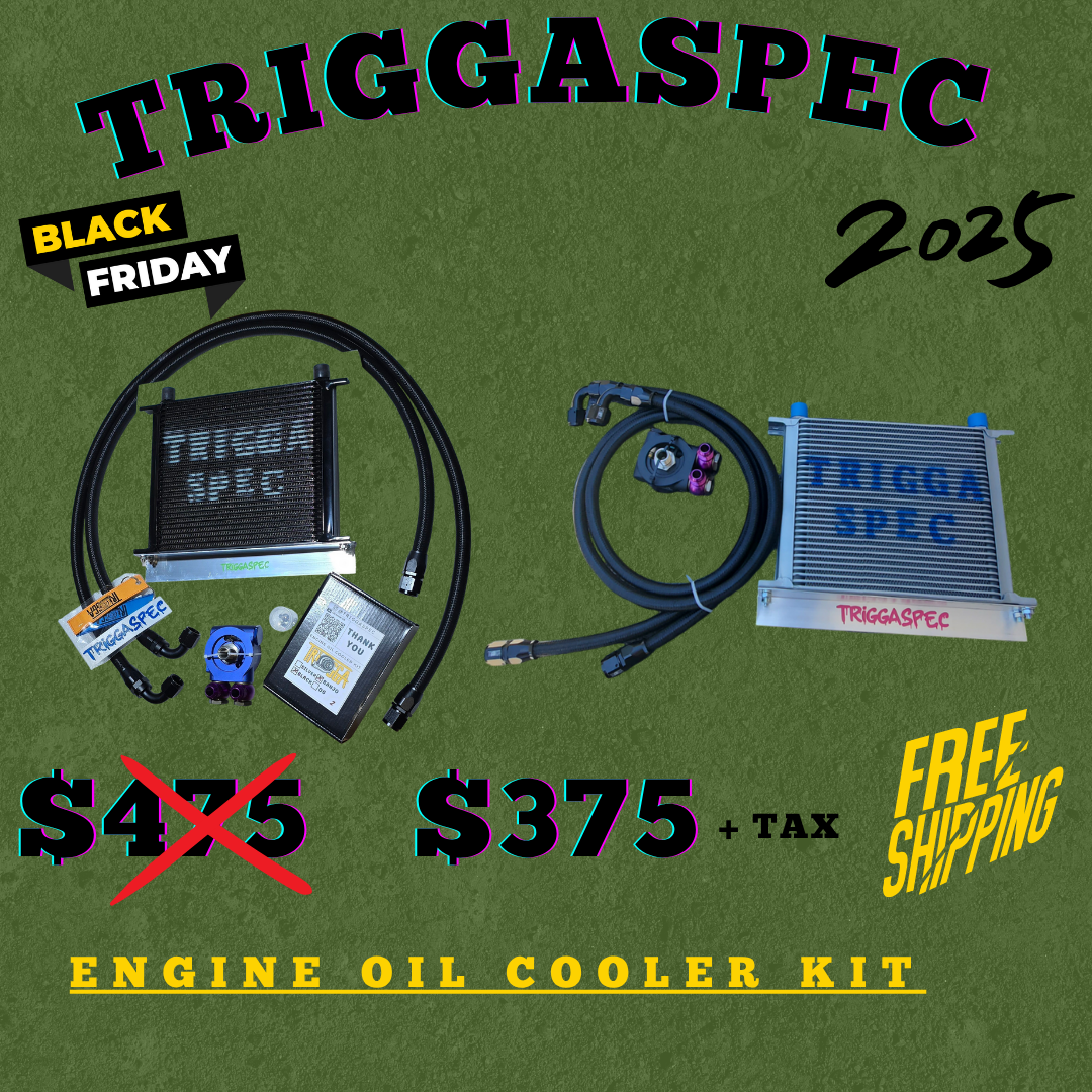TriggaSpec Thermostatic Engine Oil Cooler Kit  (BLACK FRIDAY SALE 2025)