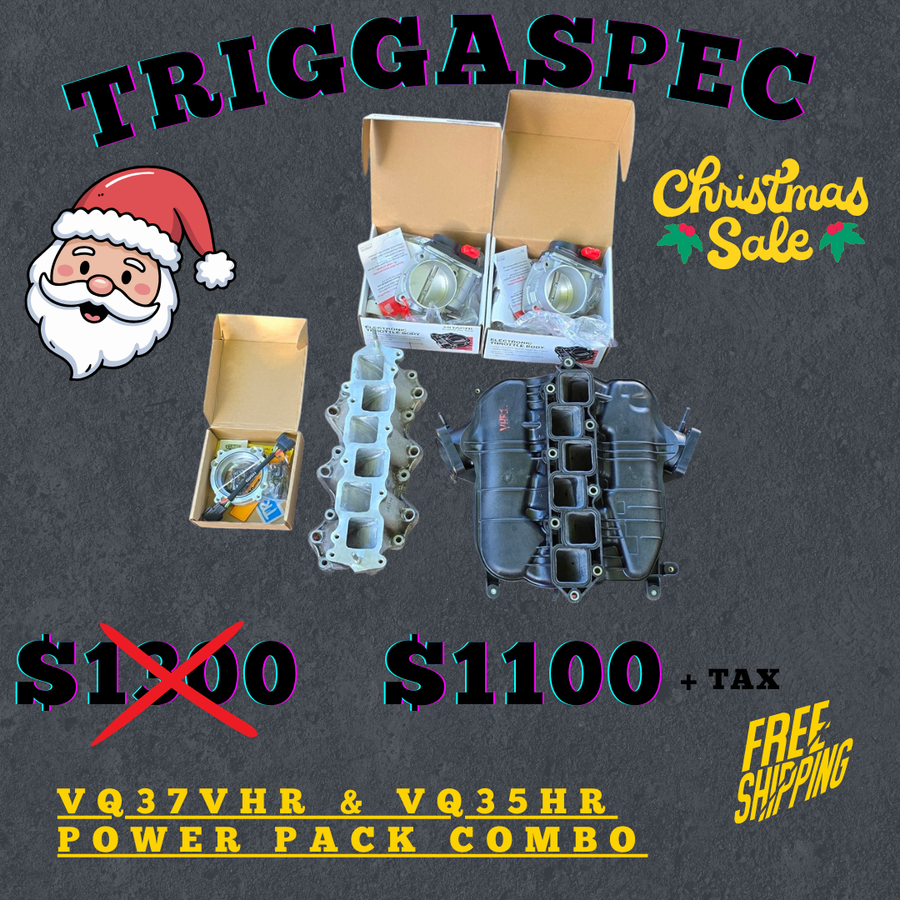 VQ37VHR & VQ35HR Power Pack Combo (Ported Manifold + 76mm Throttle Body Kit) (Christmas Sale 2025)