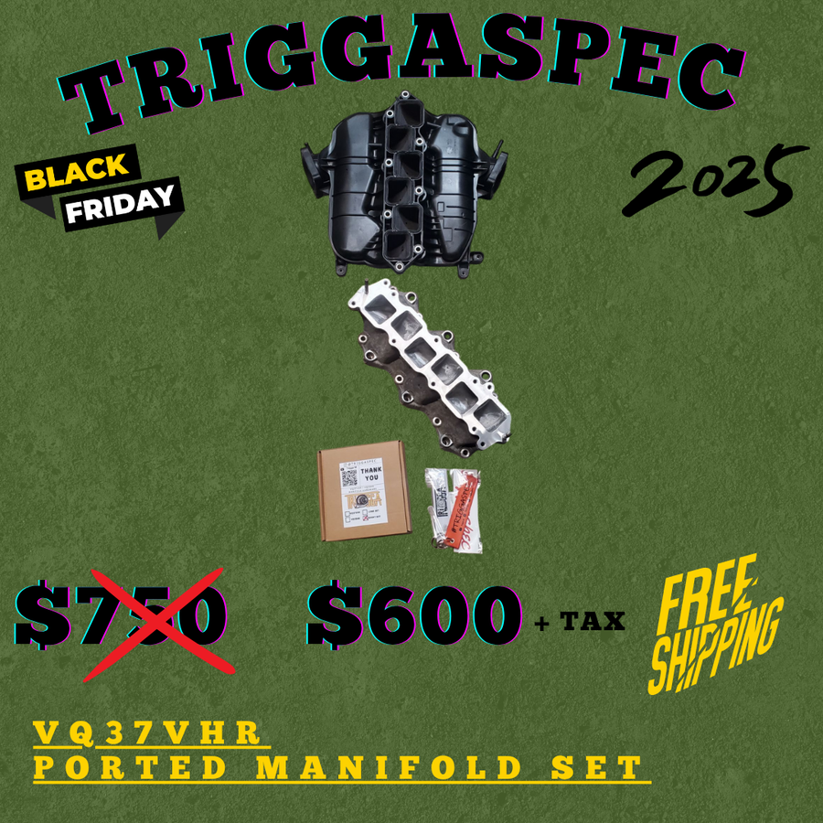 TriggaSpec VQ37VHR Ported Intake Manifold (BLACK FRIDAY SALE)
