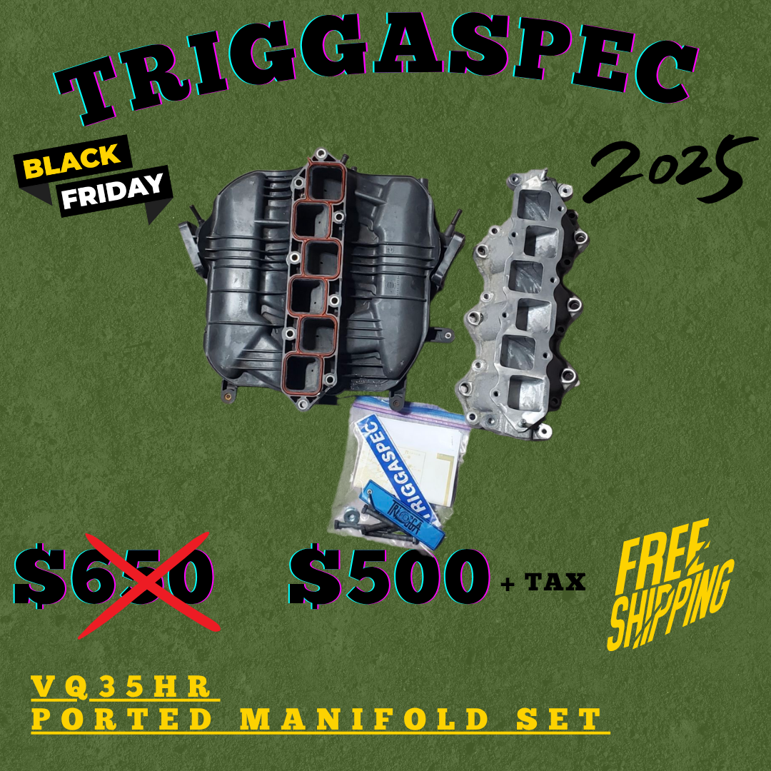 TriggaSpec VQ35HR Ported Intake Manifold (BLACK FRIDAY 2025)