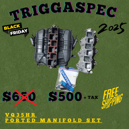 TriggaSpec VQ35HR Ported Intake Manifold (BLACK FRIDAY 2025)