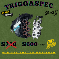 TriggaSpec Lexus 4GR-FSE Ported Intake Manifold Set (BLACK FRIDAY SALE 2025)