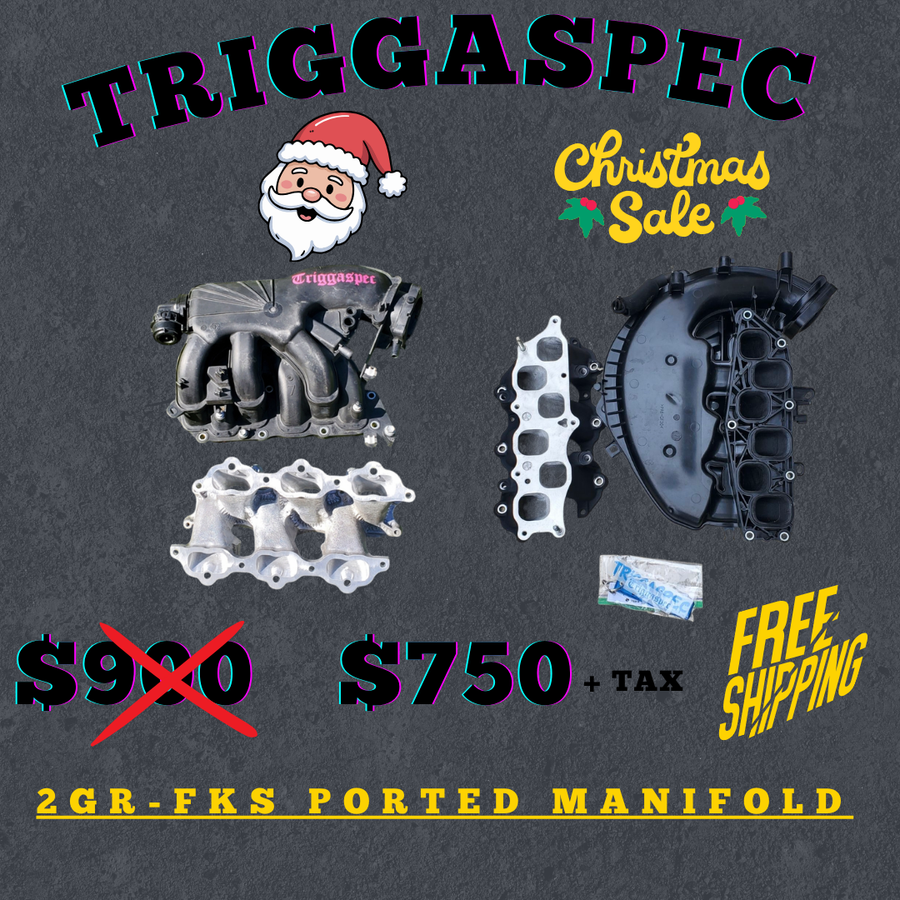 LEXUS / TOYOTA 2GR-FKS Ported Intake Manifold (Style 1) (Christmas Sale 2025)