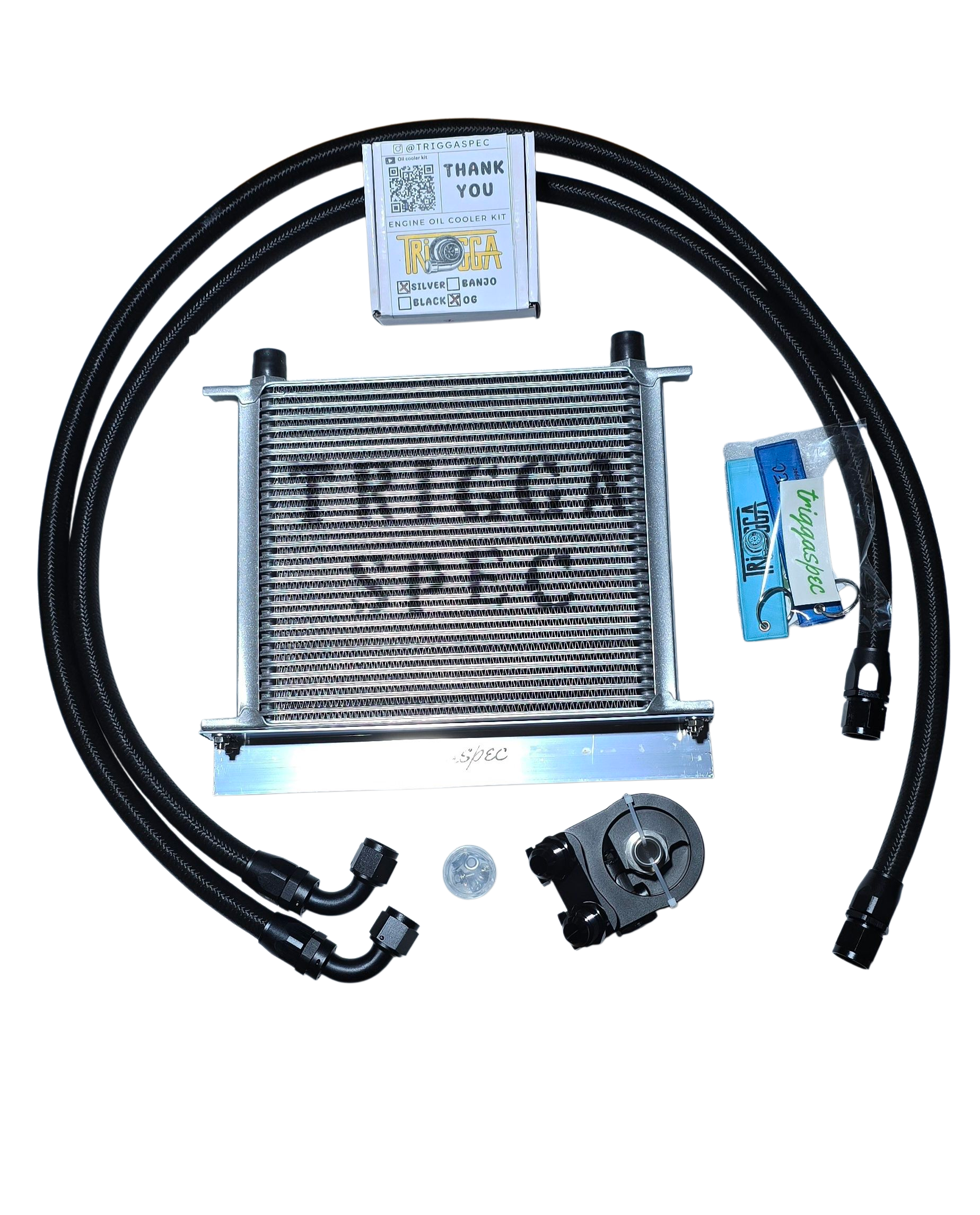 TriggaSpec Thermostatic Engine Oil Cooler Kit  (BLACK FRIDAY SALE 2025)