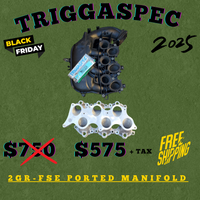 TriggaSpec Lexus 2GR-FSE Ported Intake Manifold set (BLACK FRIDAY SALE 2025)