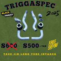 TriggaSpec (VQ37VHR & VQ35HR) 3in Long Tube cold Air Intake ( Z, G, M37, Q Chassis ) (BLACK FRIDAY SALE 2025)