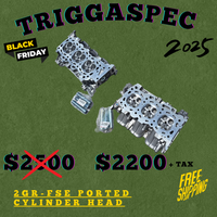TriggaSpec 2GR-FSE Ported Cylinder head (BLACK FRIDAY SALE 2025)