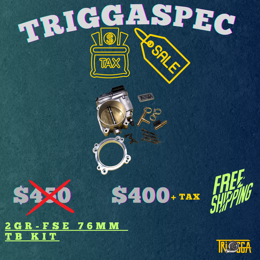 TriggaSpec LEXUS 2GR-FSE  76mm tb kit (TAX SALE)