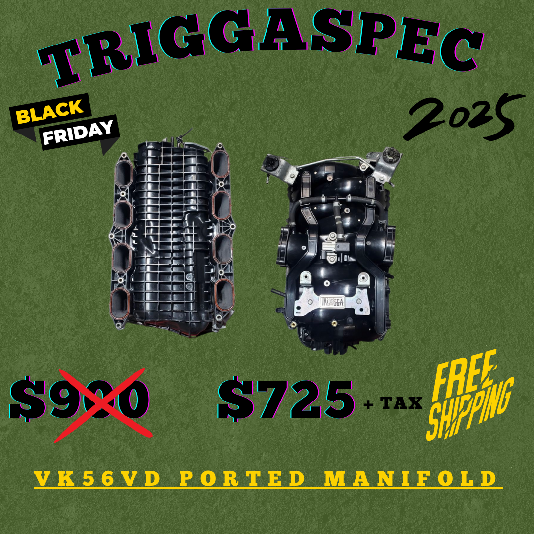 TriggaSpec VK56VD Ported Manifold Set (BLACK FRIDAY SALE 2025)