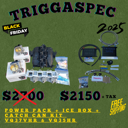 TriggaSpec (Power pack + ice box + catch can kit) (VQ35HR, VQ37VHR) (BLACK FRIDAY SALE 2025)