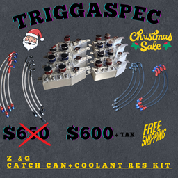 Baffled Catch Can & Coolant Reservoir - (Z & G) (Christmas Sale 2025)