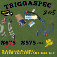 TriggaSpec Baffled Catch Can & Coolant Reservoir (Q)- VQ37VHR (BLACK FRIDAY SALE 2025)