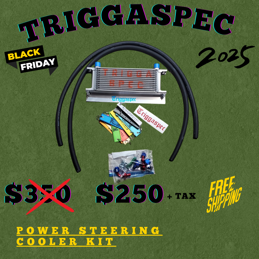 TriggaSpec Power Steering Cooler Kit (BLACK FRIDAY SALE 2025)