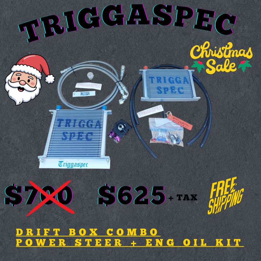DRIFT BOX Combo Kit (Engine Oil Cooler + Power Steering Cooler) (Christmas Sale 2025)