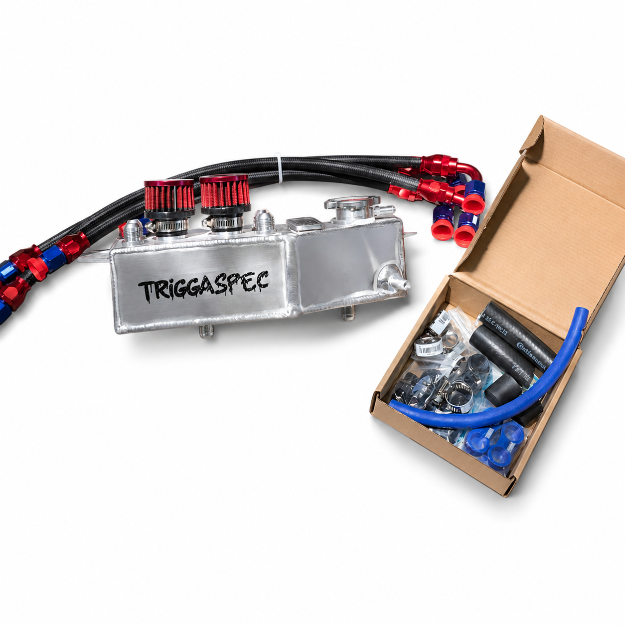 TriggaSpec ICE BOX Plus | Oil, Transmission & Catch Can Kit | VQ37VHR / VQ35HR