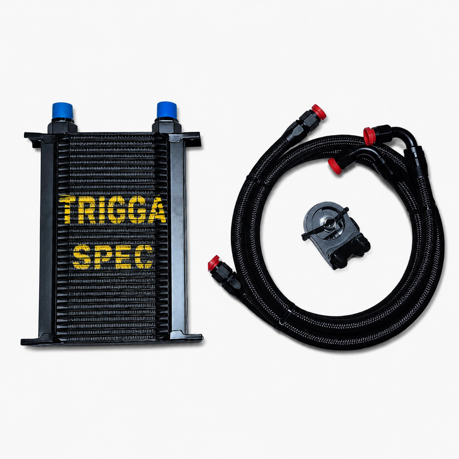 Compact Engine Oil Cooler Kit — Q50 / Q60 / 400Z / Red Sport | VR30 | AWD/RWD