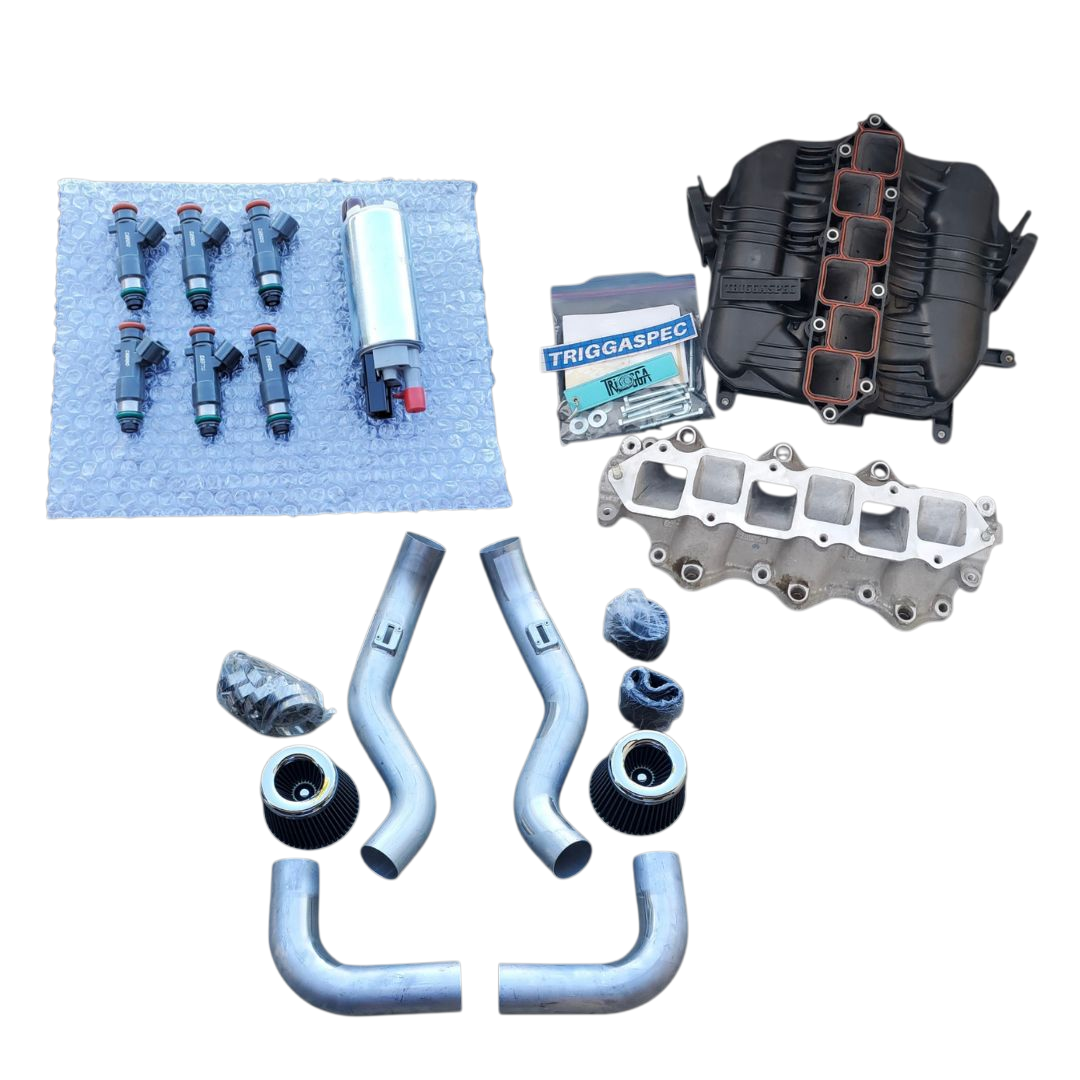 TriggaSpec VQ35HR  3” Intakes + Ported Manifold + E85 Kit (Z & G Chassis)