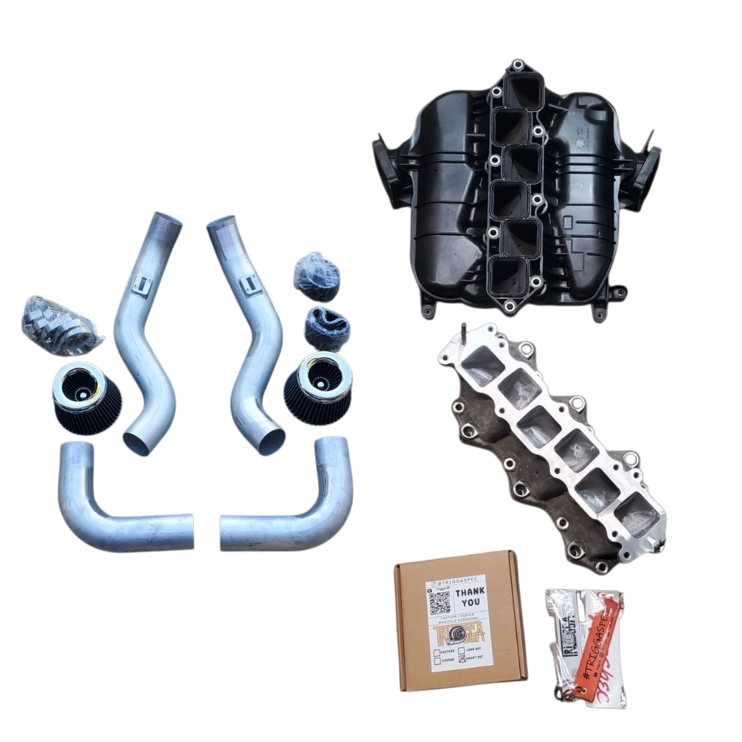 VQ37VHR Ported Manifold + 3in Long Tube Intakes (370z, G37)