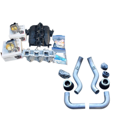 TriggaSpec VQ37VHR 76mm Throttle Body Kit + Ported Manifold + 3” Long Tube Intake Combo (Z & G Chassis)