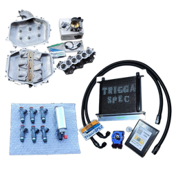 TriggaSpec VQ35DE Ultimate Power Pack Combo (Ported Manifold + 76mm TB Kit + Oil Cooler Kit + E85 Kit) [350Z & G35]
