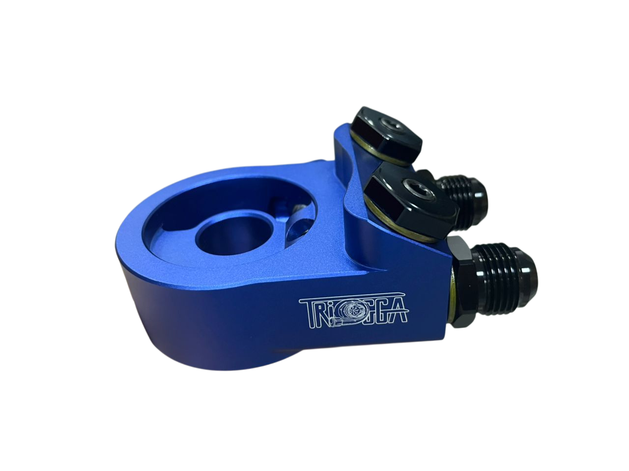 TriggaSpec Thermostatic Oil Sandwich Plate + AN Oil Line Kit