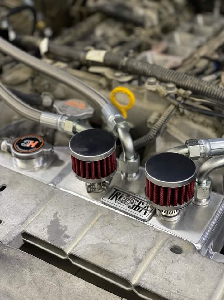 TriggaSpec Baffled Catch Can & Coolant Reservoir - (Z & G) (BLACK FRIDAY SALE 2025)