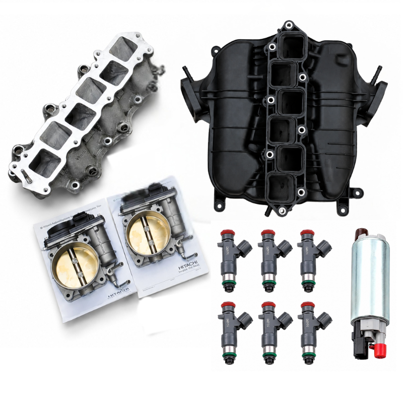 TriggaSpec Power Pack Plus | Ported Manifold, 76mm Throttle Body & E85 Kit | 370Z / G37 / Q50 | VQ37VHR
