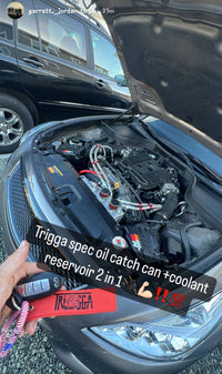TriggaSpec Baffled Catch Can & Coolant Reservoir - (Z & G) (BLACK FRIDAY SALE 2025)