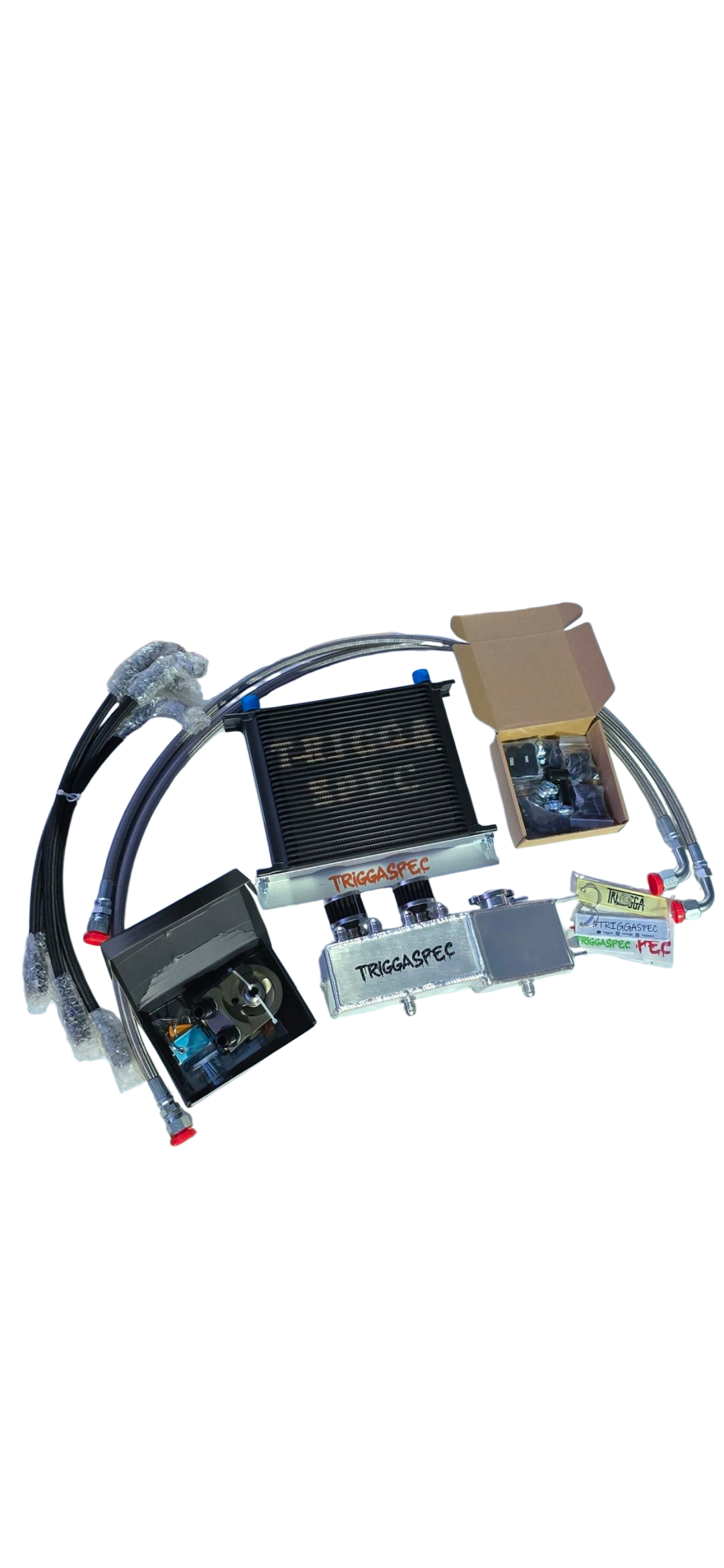 TriggaSpec (Catch can + Oil cooler kit) (VQ35HR, VQ37VHR) [Z,G,&,Q] (BLACK FRIDAY SALE 2025)