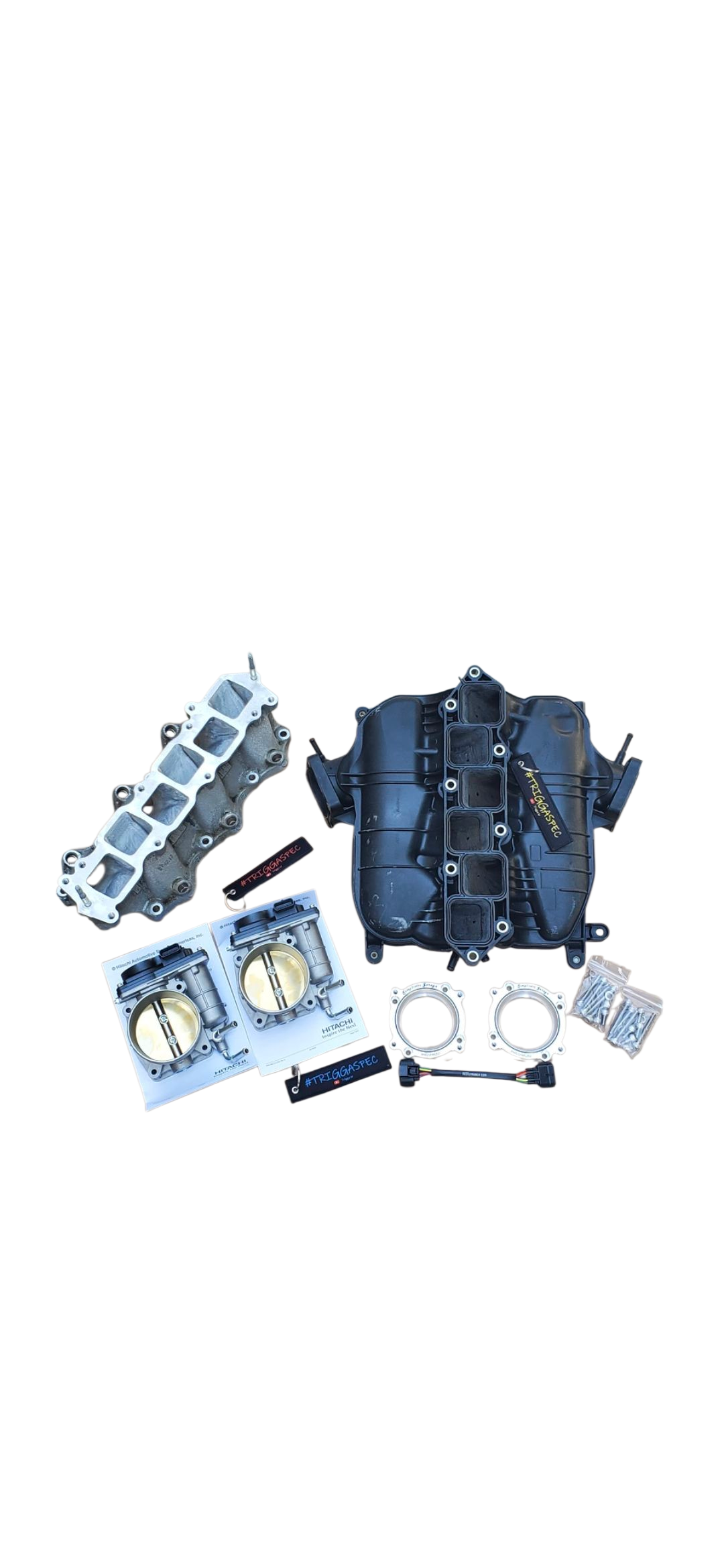TriggaSpec VQ37VHR & VQ35HR Power Pack Combo (Ported Manifold + 76mm Throttle Body Kit) (BLACK FRIDAY SALE 2025)