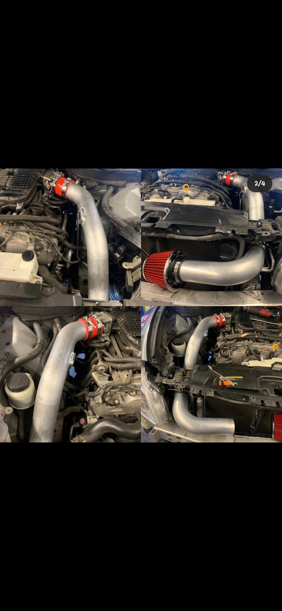 VQ37VHR Ported Manifold + 3in Long Tube Intakes (370z, G37)