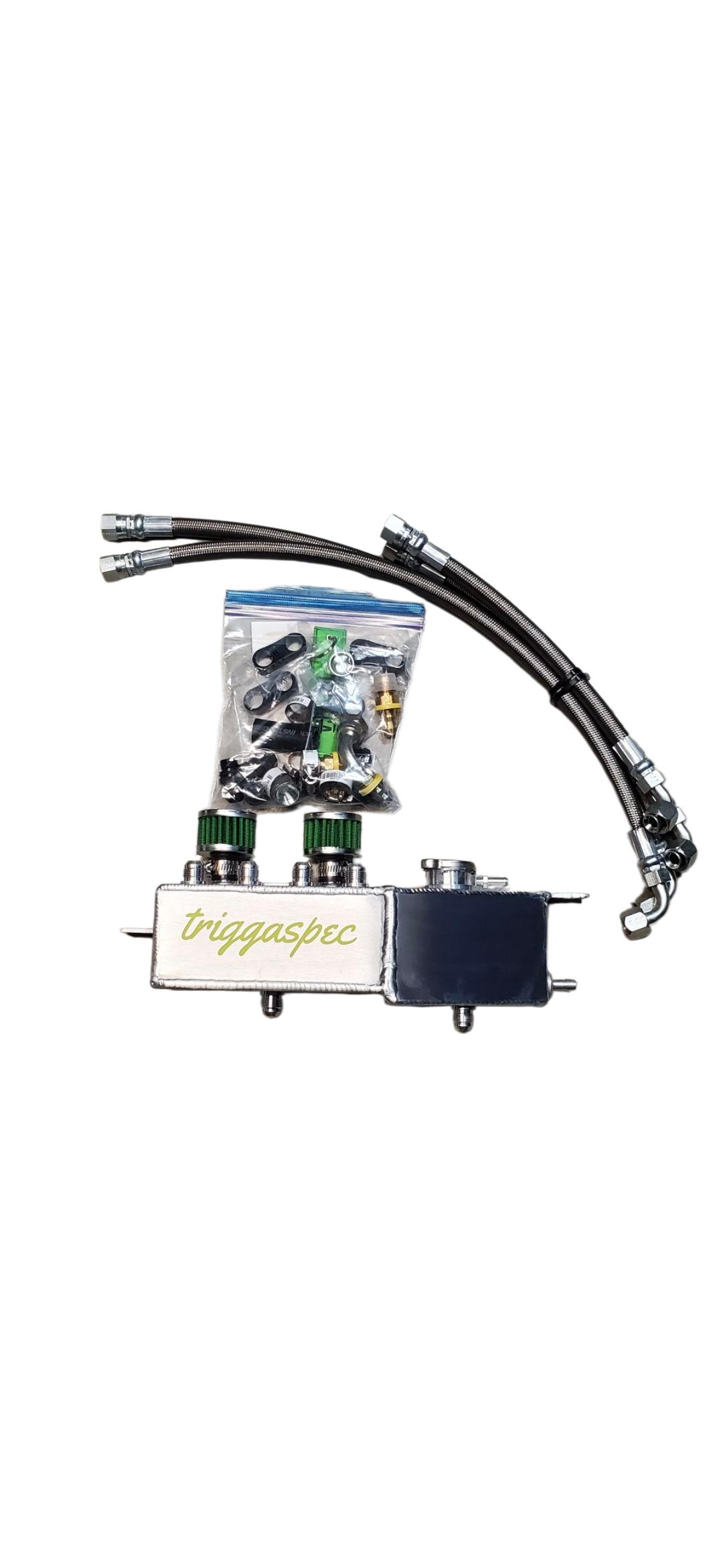 TriggaSpec Baffled Catch Can & Coolant Reservoir - (Z & G) (BLACK FRIDAY SALE 2025)