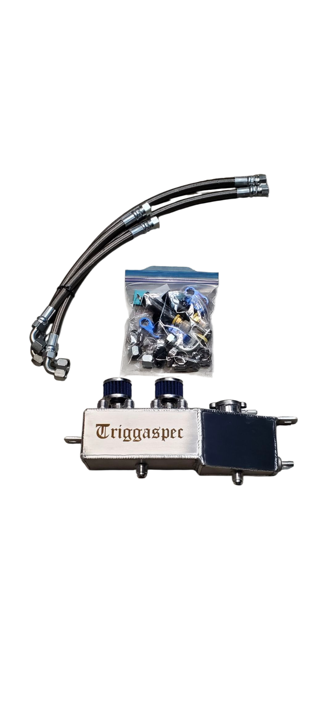 TriggaSpec Baffled Catch Can & Coolant Reservoir - (Z & G) (BLACK FRIDAY SALE 2025)