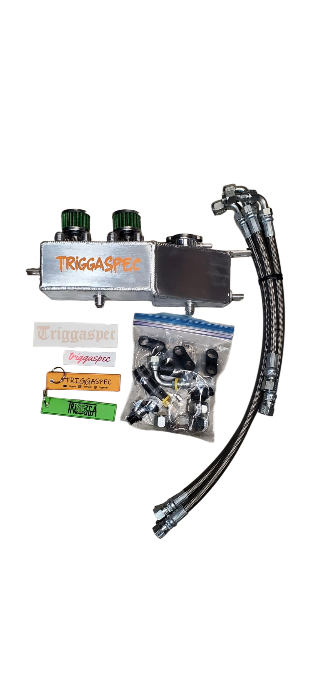 TriggaSpec Baffled Catch Can & Coolant Reservoir - (Z & G) (BLACK FRIDAY SALE 2025)