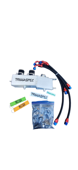 TriggaSpec Baffled Catch Can & Coolant Reservoir - VQ37VHR | VQ35HR