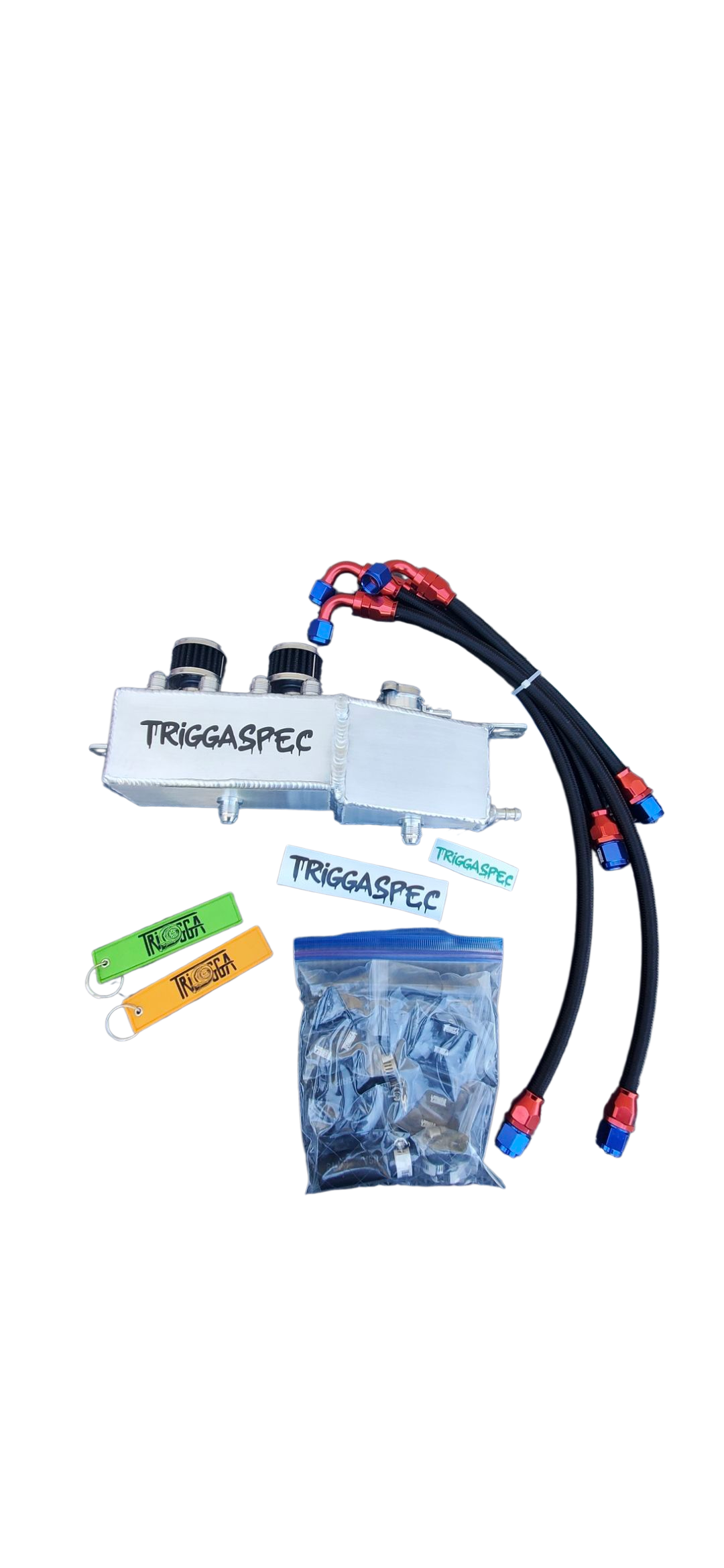 TriggaSpec VQ Power Cooling Combo (Ported Manifold + Ice Box Combo + Catch Can Kit) [VQ35HR, VQ37VHR] [Z, G, Q, M37 Chassis]