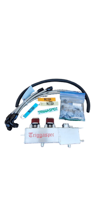 TriggaSpec Baffled Catch Can & Coolant Reservoir - (Z & G) (BLACK FRIDAY SALE 2025)