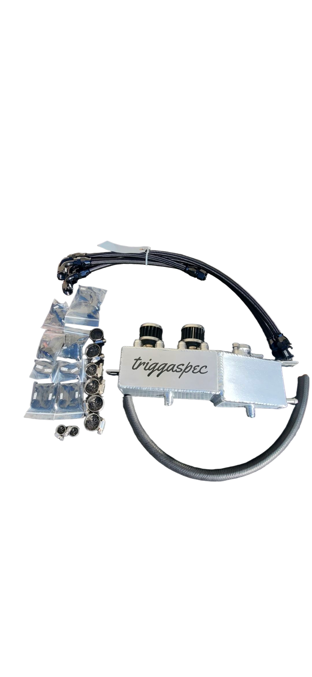 TriggaSpec Baffled Catch Can & Coolant Reservoir - (Z & G) (BLACK FRIDAY SALE 2025)