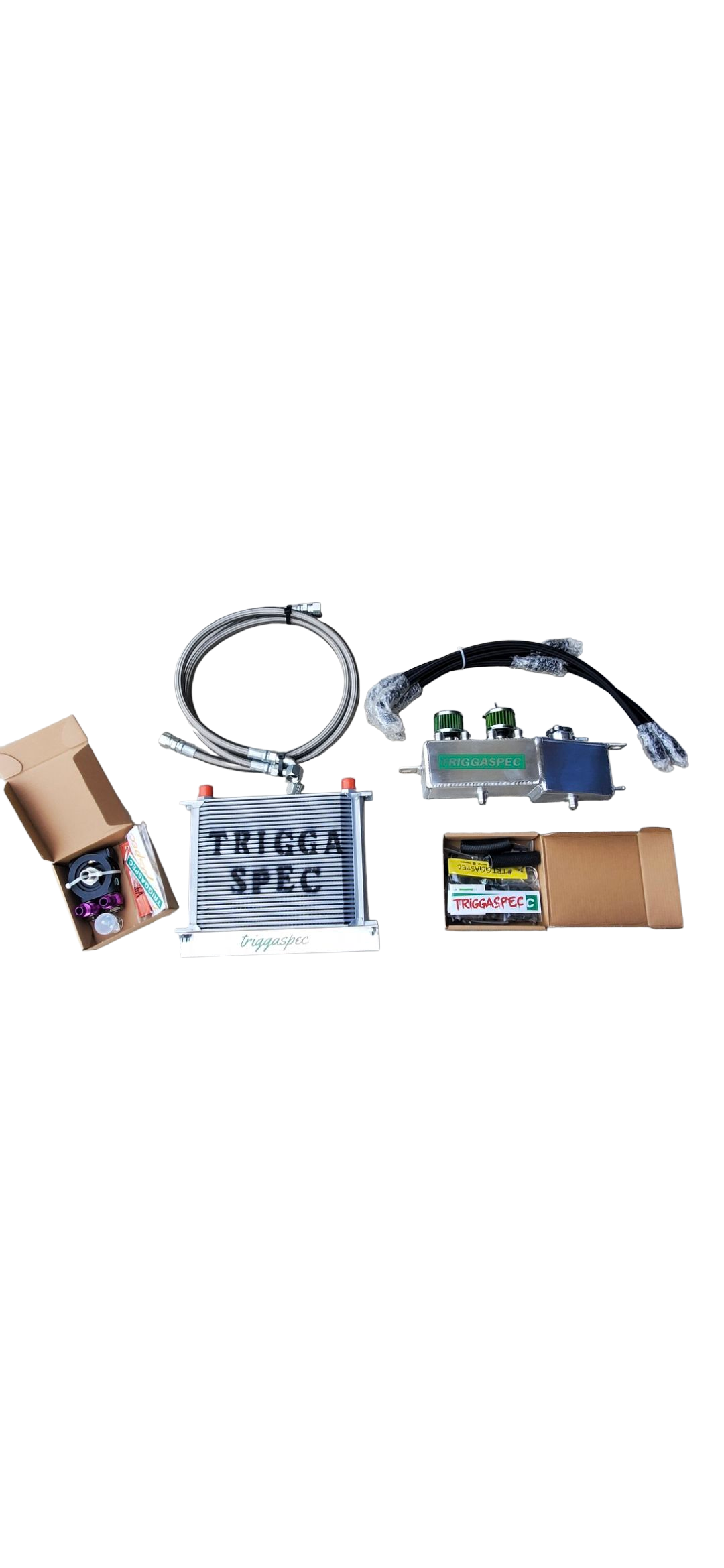 TriggaSpec (Catch can + Oil cooler kit) (VQ35HR, VQ37VHR) [Z,G,&,Q] (BLACK FRIDAY SALE 2025)