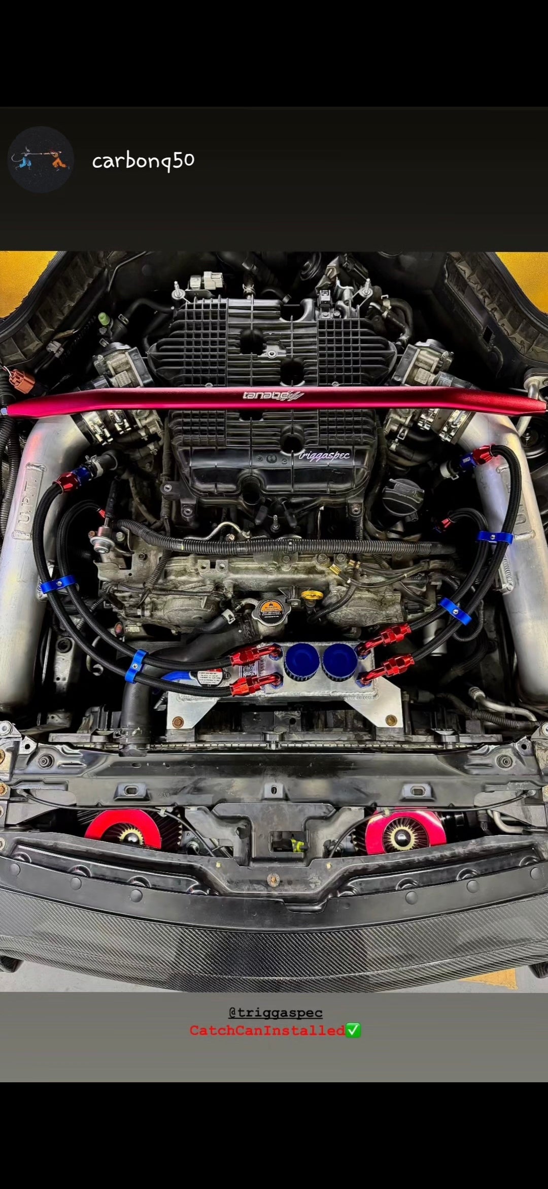 TriggaSpec VQ Power Cooling Combo (Ported Manifold + Ice Box Combo + Catch Can Kit) [VQ35HR, VQ37VHR] [Z, G, Q, M37 Chassis]