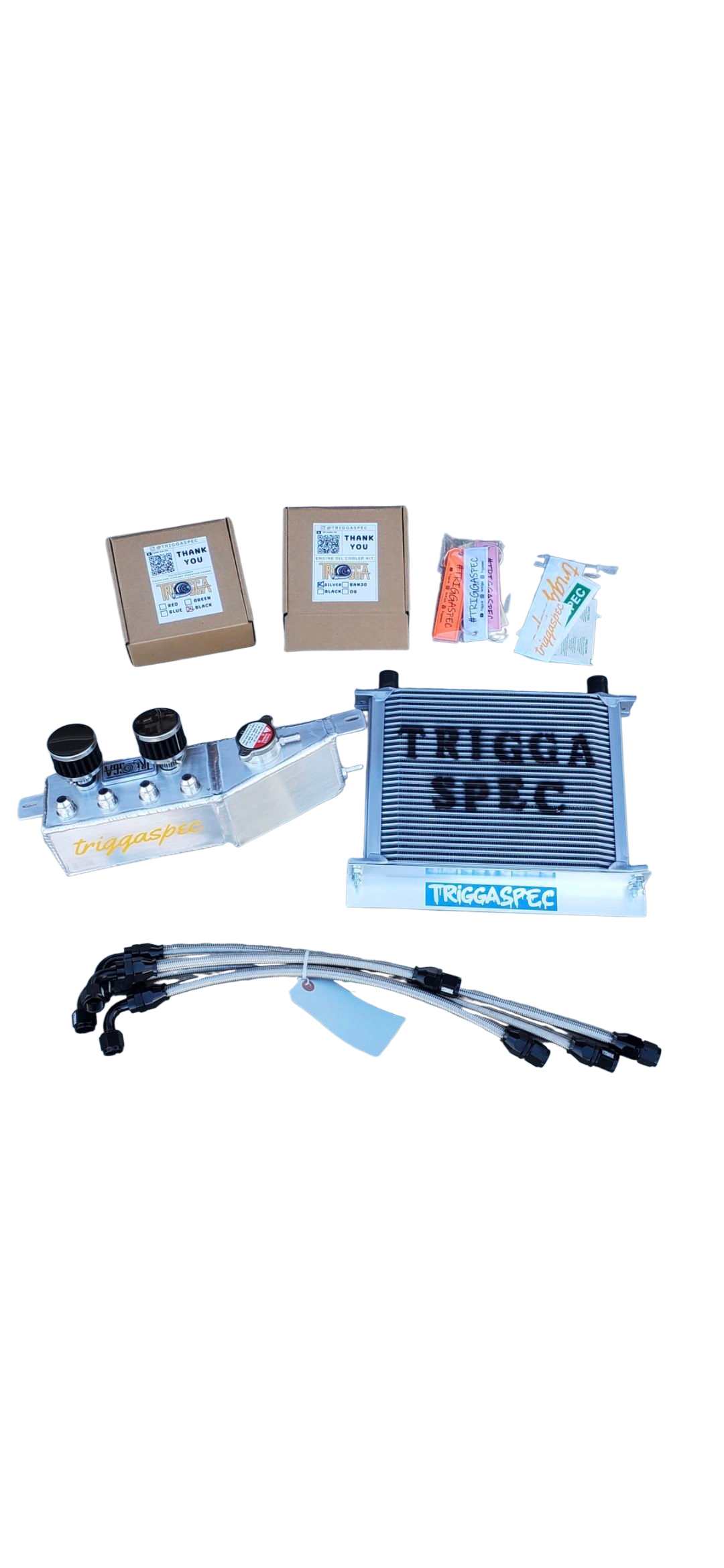 TriggaSpec (Catch can + Oil cooler kit) (VQ35HR, VQ37VHR) [Z,G,&,Q] (BLACK FRIDAY SALE 2025)
