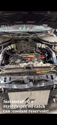 TriggaSpec Baffled Catch Can & Coolant Reservoir - (Z & G) (BLACK FRIDAY SALE 2025)