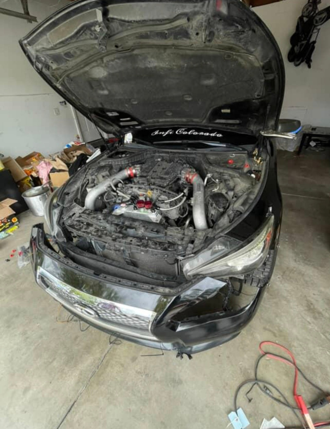 TriggaSpec (VQ37VHR & VQ35HR) 3in Long Tube cold Air Intake ( Z, G, M37, Q Chassis ) (BLACK FRIDAY SALE 2025)