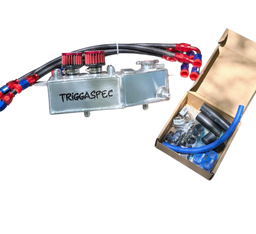 TriggaSpec Baffled Catch Can & Coolant Reservoir (Q)- VQ37VHR