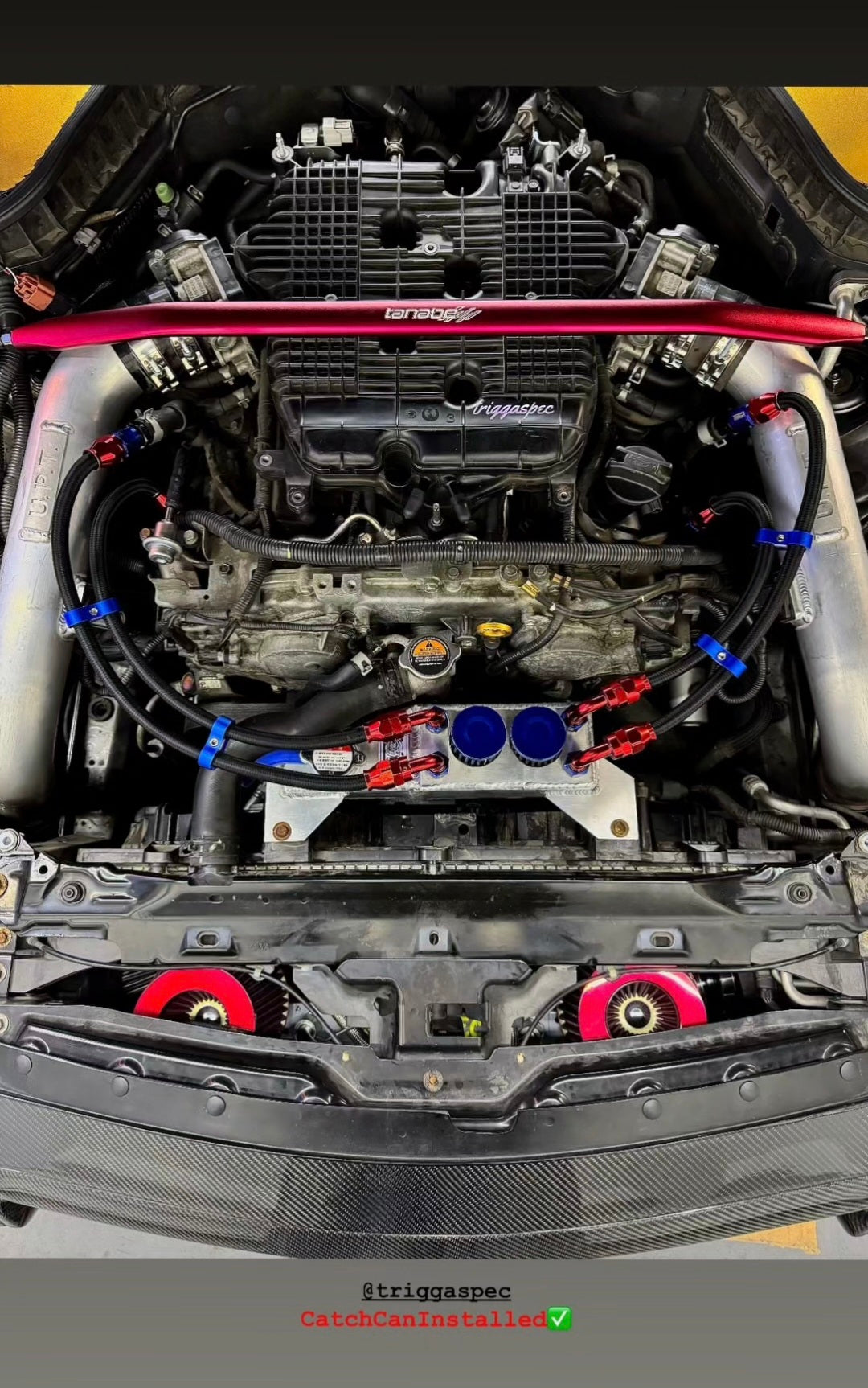 TriggaSpec VQ Power Cooling Combo (Ported Manifold + Ice Box Combo + Catch Can Kit) [VQ35HR, VQ37VHR] [Z, G, Q, M37 Chassis]