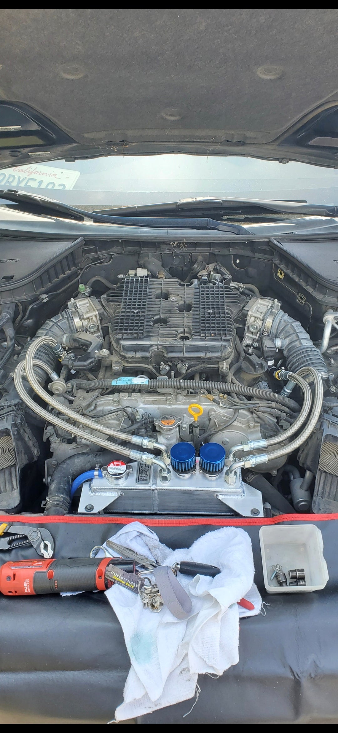 TriggaSpec VQ Power Cooling Combo (Ported Manifold + Ice Box Combo + Catch Can Kit) [VQ35HR, VQ37VHR] [Z, G, Q, M37 Chassis]