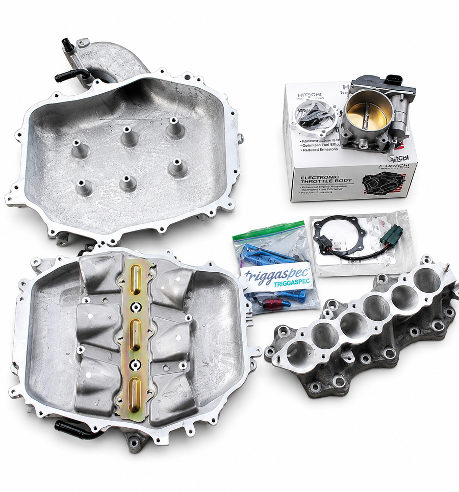 TriggaSpec Power Pack | Ported Manifold & 76mm Throttle Body Kit | 350Z / G35 | VQ35DE