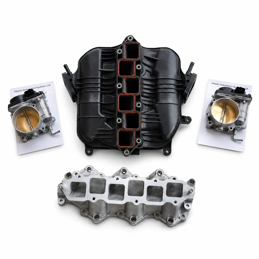 TriggaSpec Power Pack | Ported Manifold & 76mm Throttle Body Kit | 350Z / G35 | VQ35HR