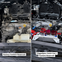 Baffled Catch Can & Coolant Reservoir | Q50 / Q70 / M37 | VQ37VHR