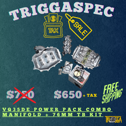 TriggaSpec VQ35DE Power Pack Combo (Ported Manifold + 76mm Throttle Body Kit) (G35, 350z) (TAX SALE)